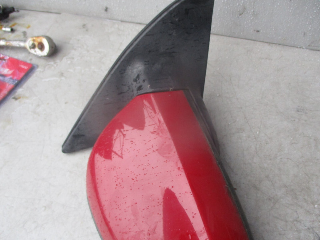 KIA CEED 2008 5 DOOR OS DRIVER SIDE ELECTRIC WING MIRROR IN RED