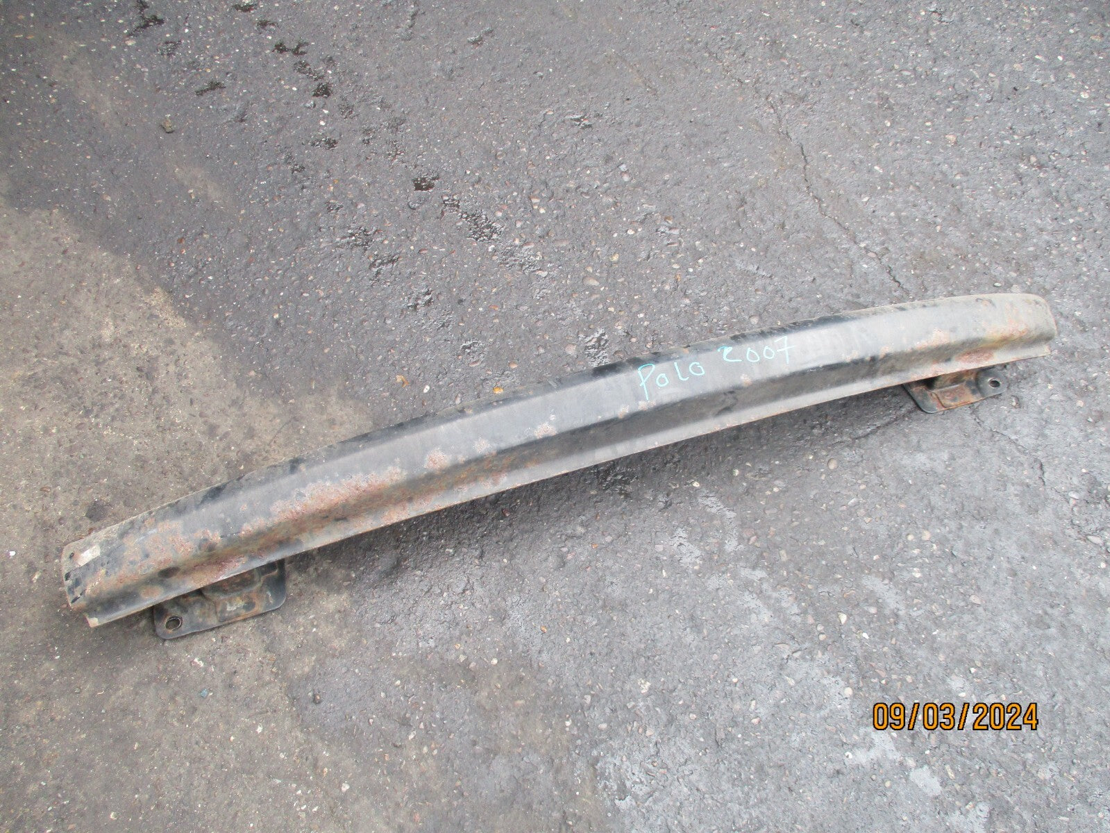 VW VOLKSWAGEN POLO MK4 2007 REAR BUMPER REINFORCEMENT CRASH BAR