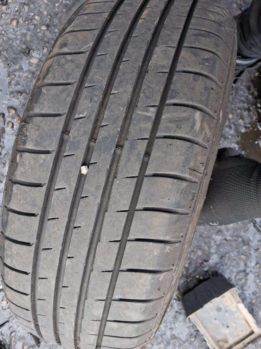 2008 CITROEN C2 15 INCH ALLOY WHEEL WITH TYRE 185/55R15