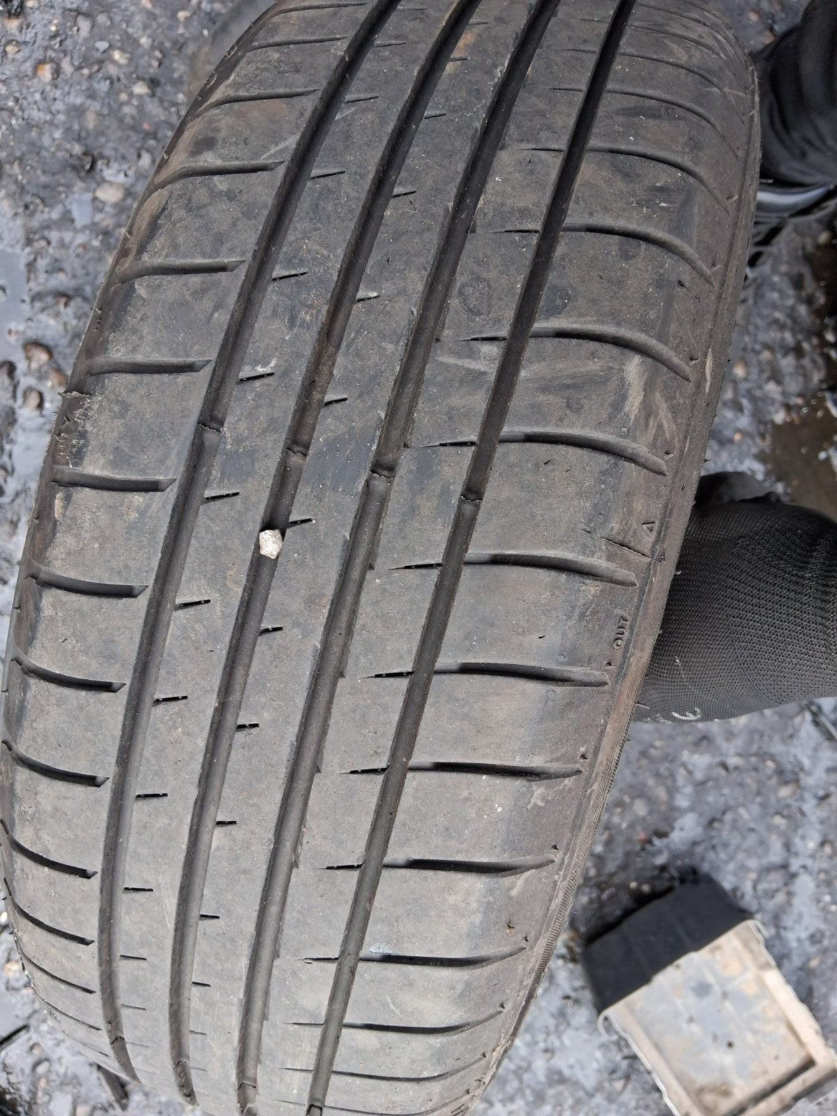 2008 CITROEN C2 15 INCH ALLOY WHEEL WITH TYRE 185/55R15