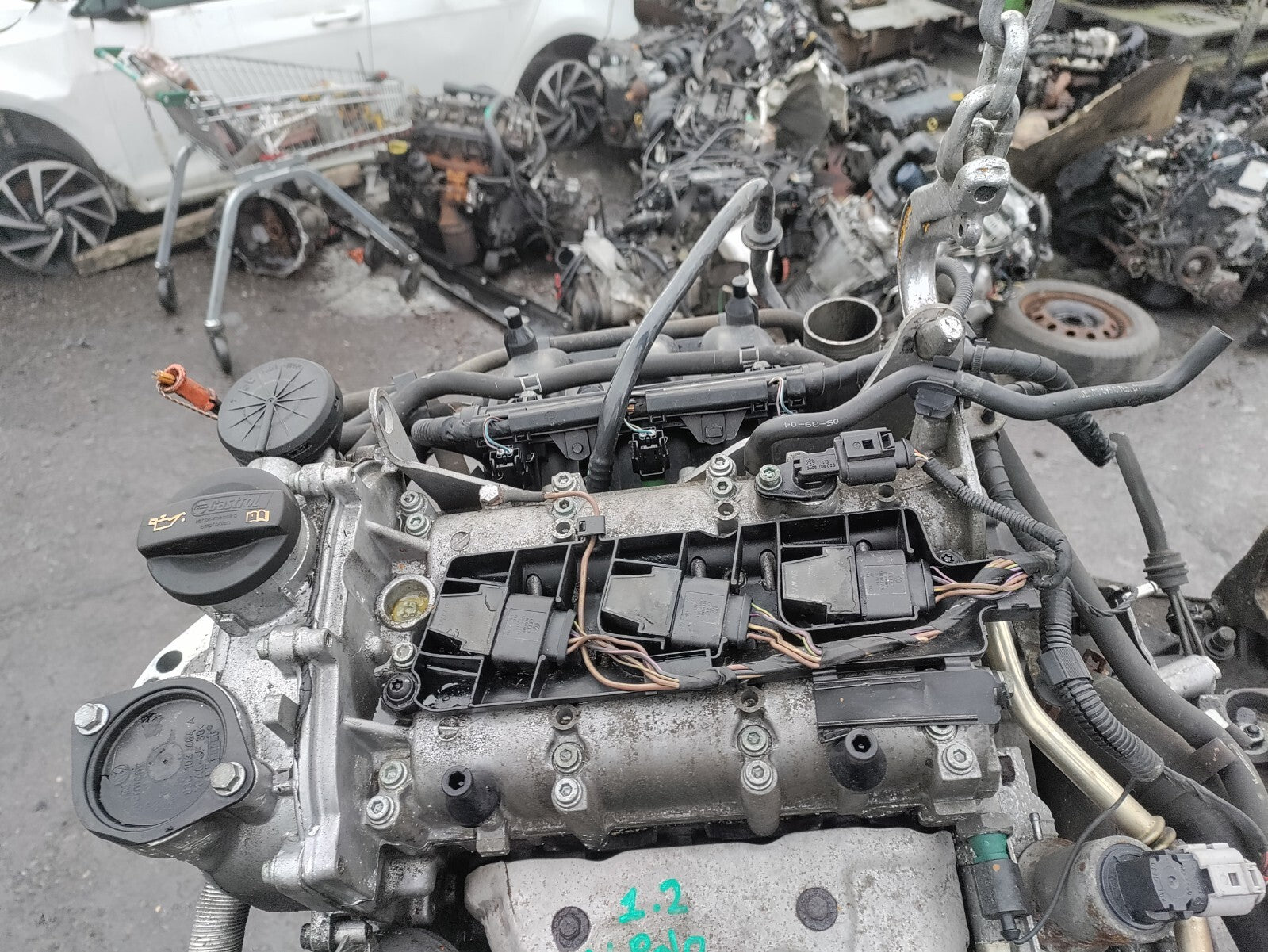 2005 VW VOLKSWAGEN POLO MK4 1.2 PETROL ENGINE COMPLETE 153K MILEAGE BME