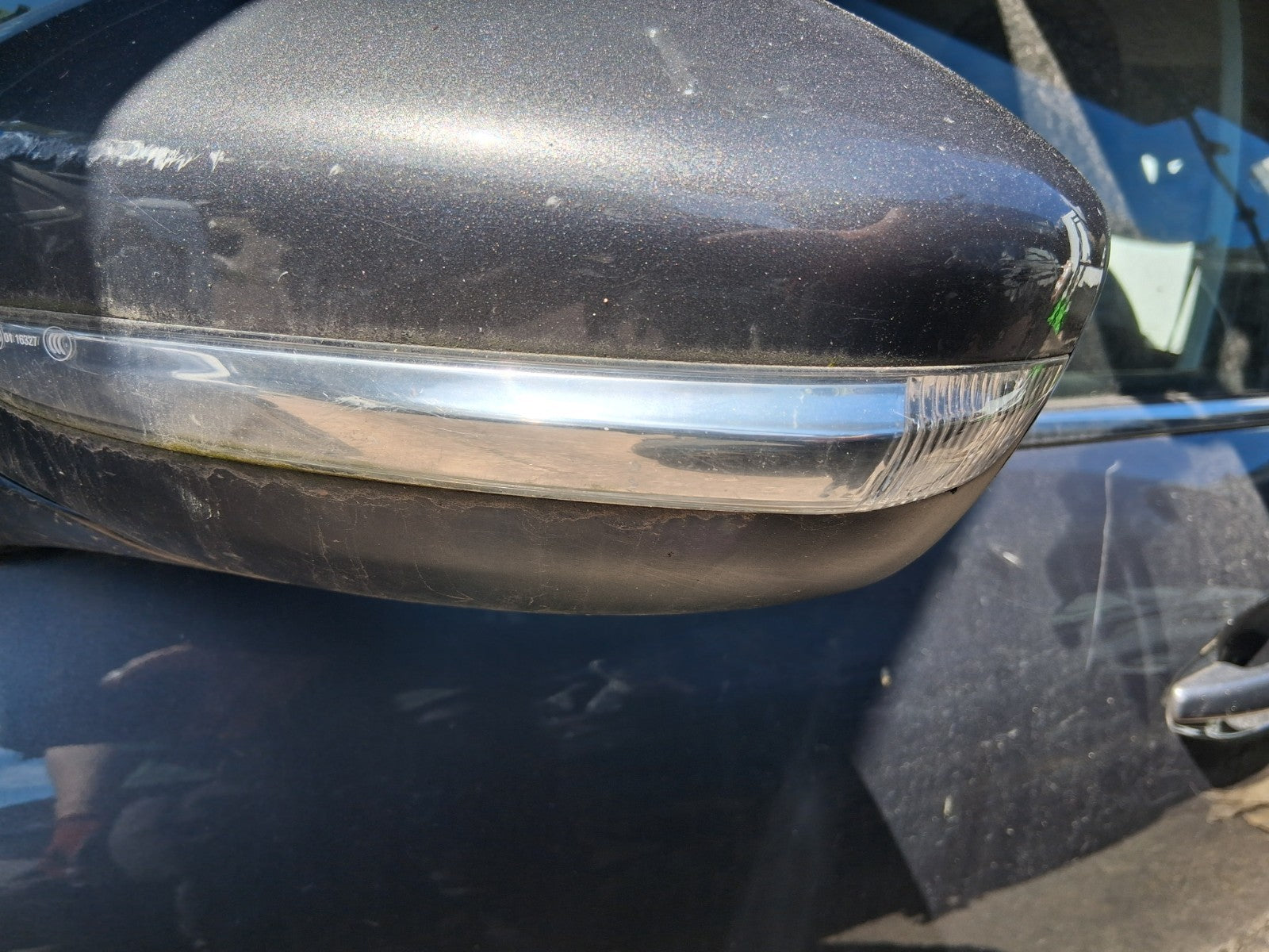 2019 PEUGEOT 208 MK1 NSF PASSENGER SIDE FRONT LEFT ELECTRIC WING MIRROR GREY