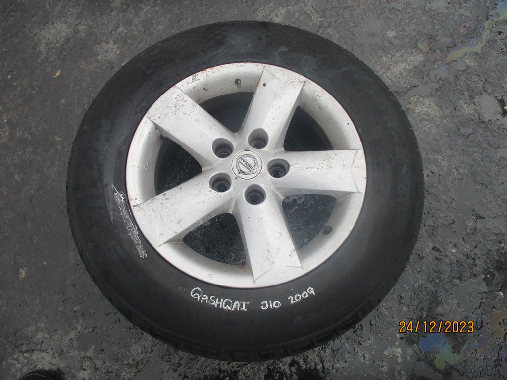 NISSAN QASHQAI J10 2009 16 INCH ALLOY WHEEL WITH TYRE 215/65R16