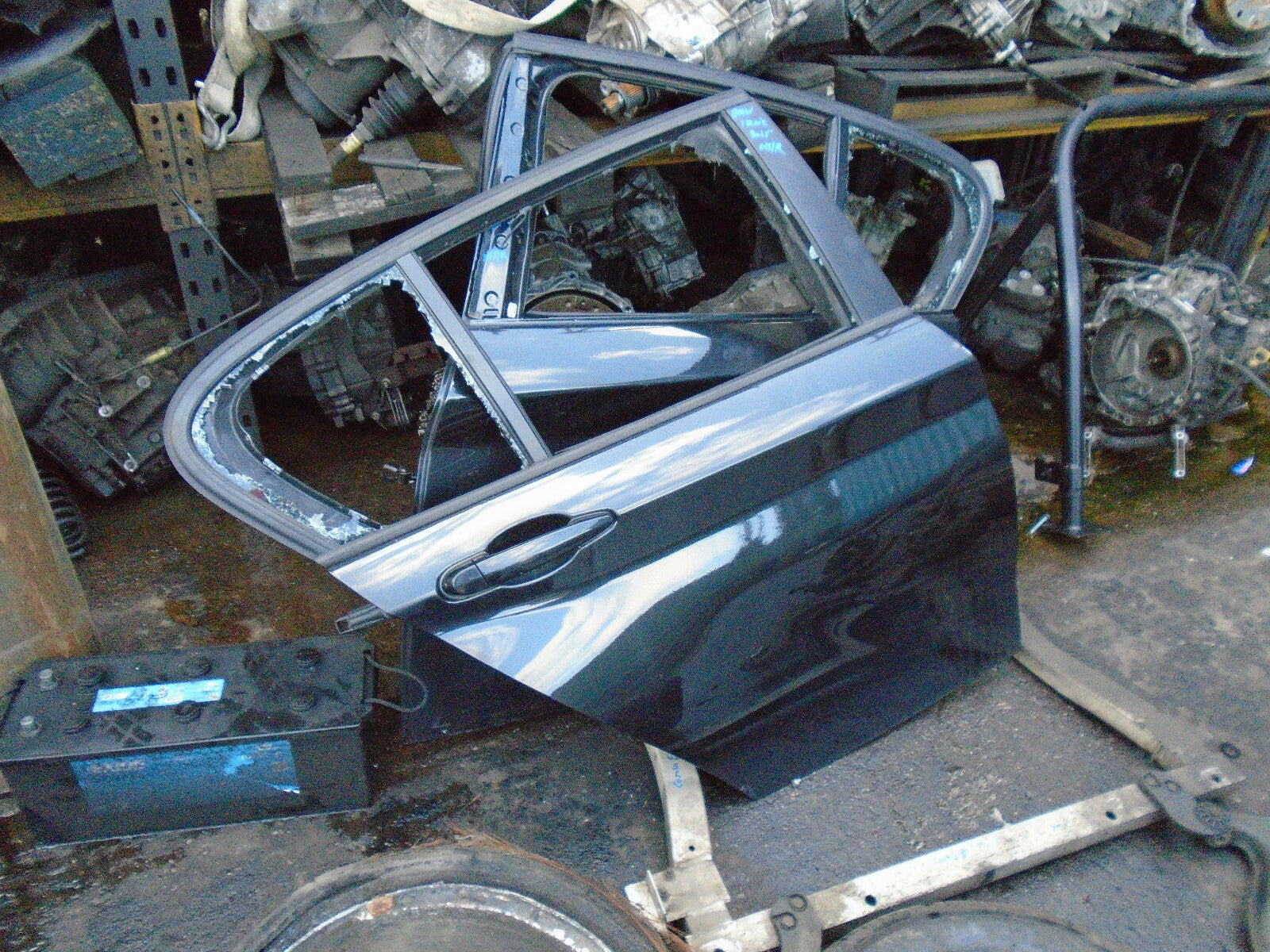 BMW 1 SERIES F20 2015 LCI FACELIFT OSR DRIVER SIDE REAR BARE DOOR BLACK