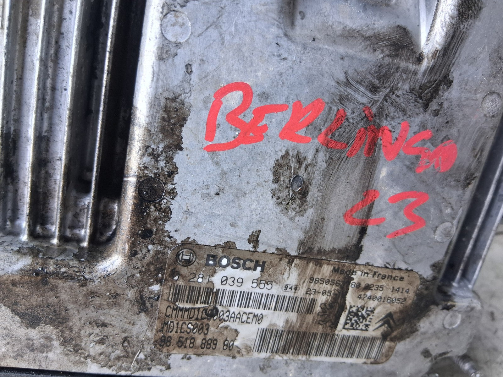 2023 CITROEN BERLINGO MK3 ECU ENGINE CONTROL UNIT 9851888980