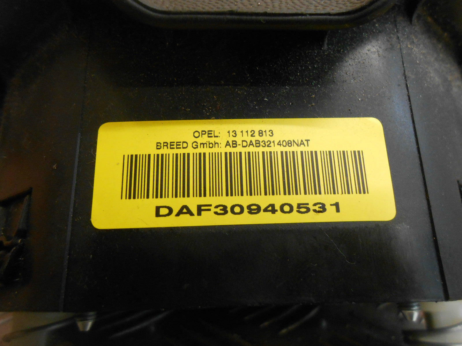 VAUXHALL VECTRA C 2003 STEERING WHEEL AIRBAG UNIT 13112813
