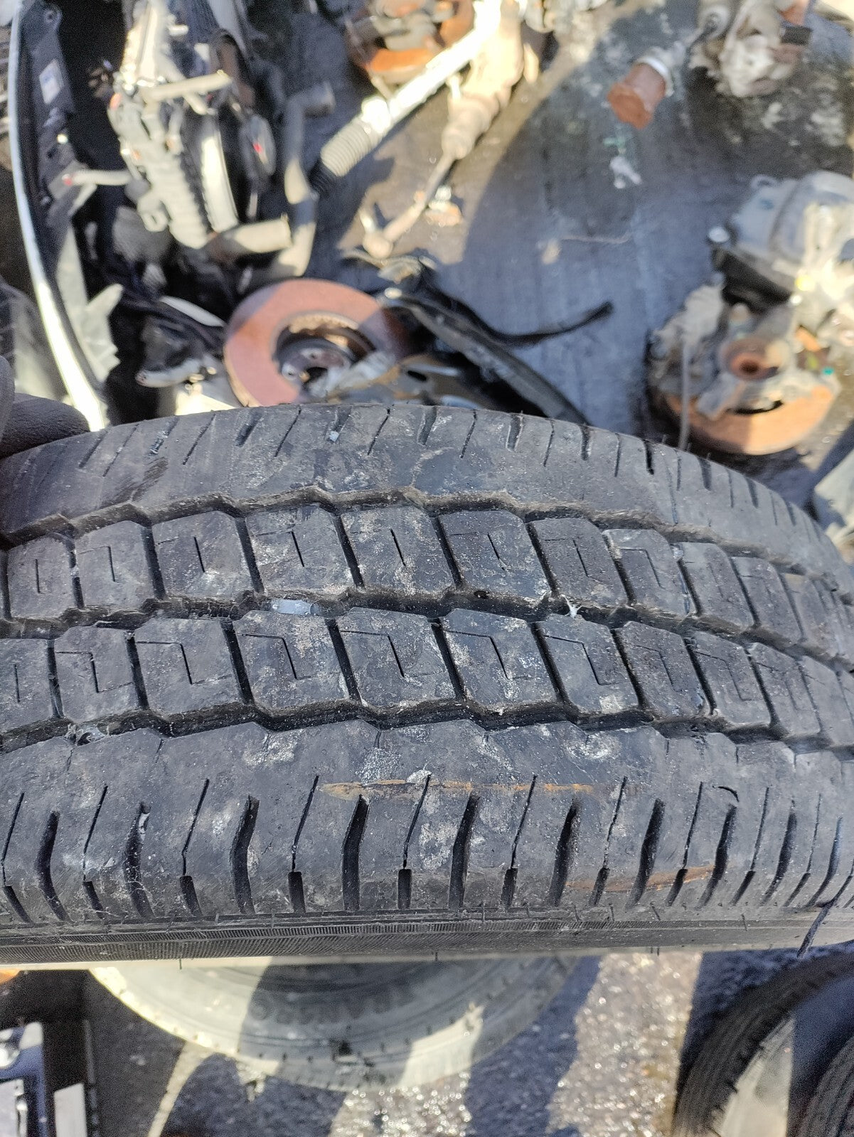 2007 PEUGEOT EXPERT MK2 16 INCH STEEL WHEEL WITH TYRE 215/60R16
