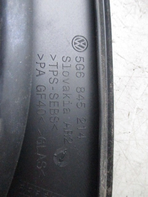 2017 VW VOLKSWAGEN GOLF MK7 OSR DRIVER SIDE QUARTER GLASS 5G6845214