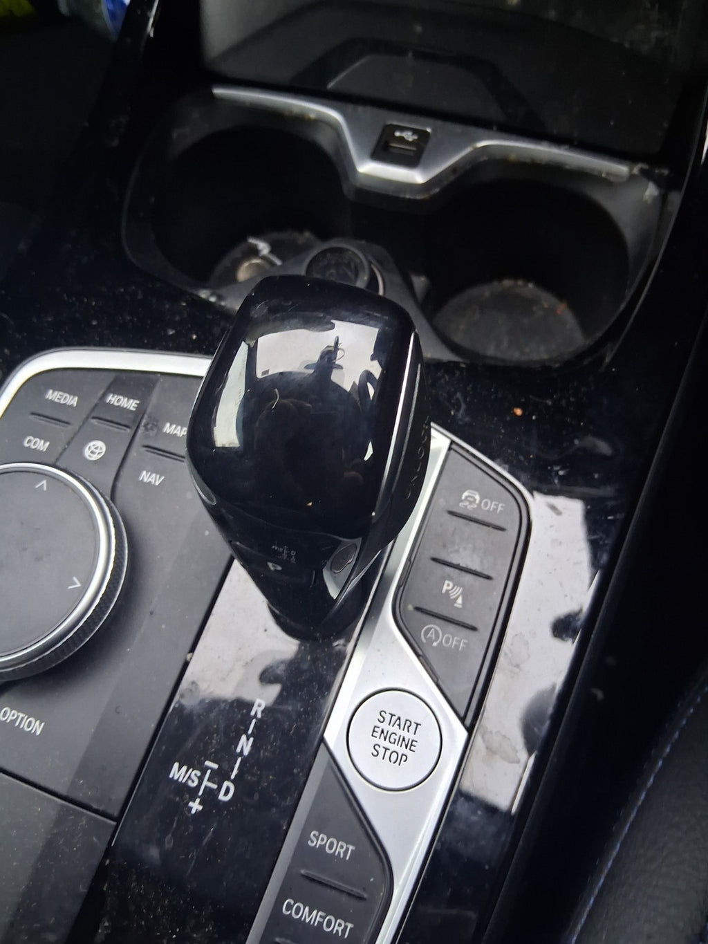 2024 BMW 2 SERIES F44 COUPE M SPORT GEAR SELECTOR IDRIVE PARKING BUTTON COMPLETE