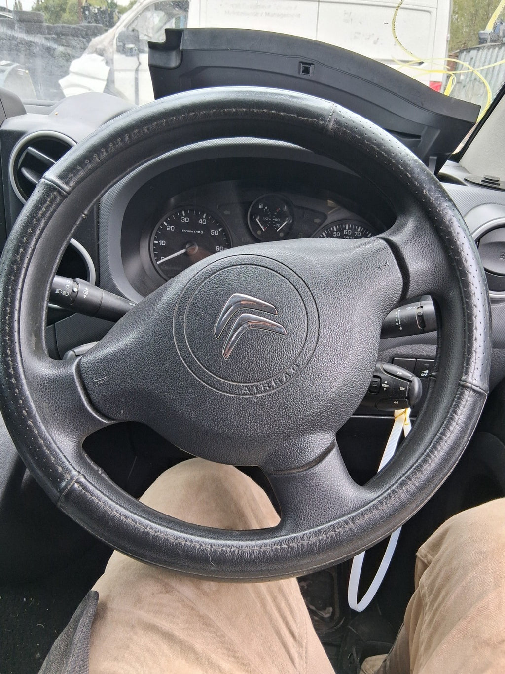 2017 CITROEN BERLINGO MK2 STEERING WHEEL WITHOUT AIRBAG BLACK