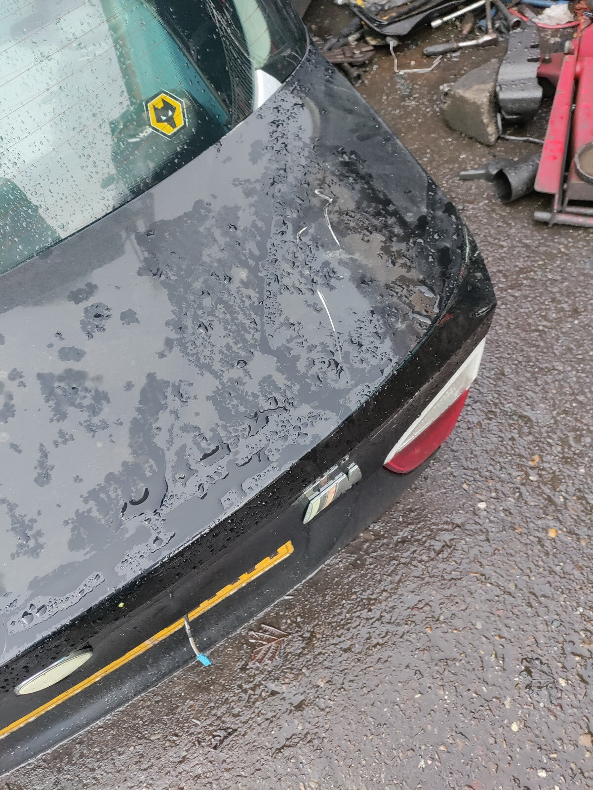 2007 BMW 3 SERIES E90 SALOON REAR BOOTLID BOOT LID COMPLETE BLACK 668
