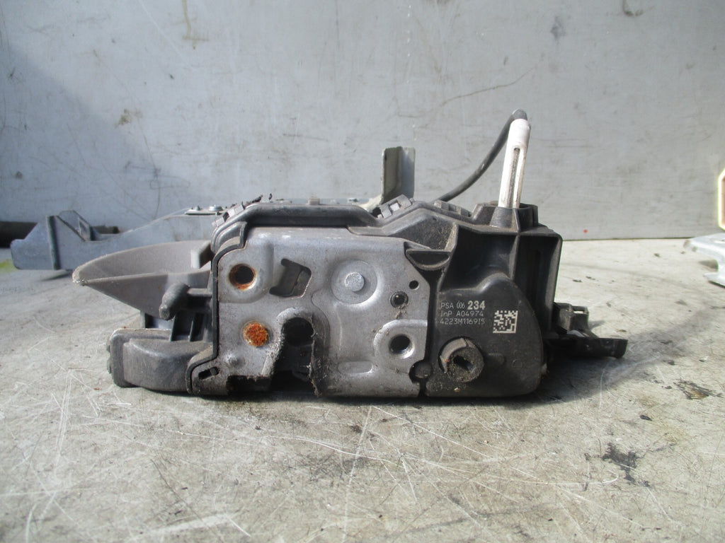 2013 PEUGEOT 5008 OSF FRONT DRIVER SIDE DOOR LOCK MECHANISM 006234