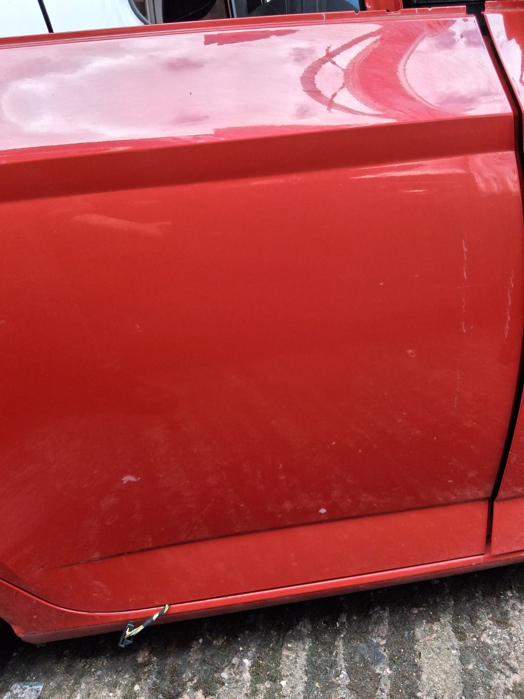 2019 SKODA FABIA MK3 NJ HATCHBACK OSR DRIVER SIDE REAR BARE DOOR CORRIDA RED F3K
