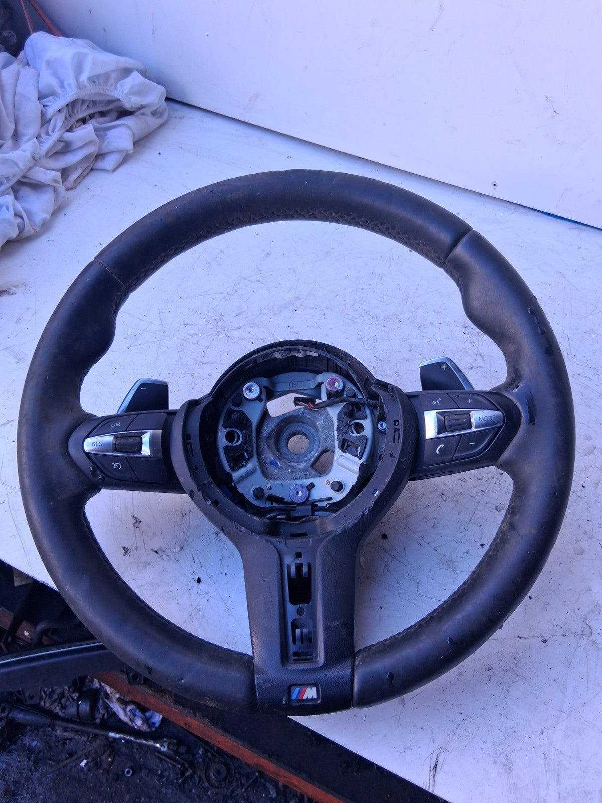 2017 BMW 3 SERIES F30 MULTIFUNCTION STEERING WHEEL PADDLE SHIFTER 308756887N77