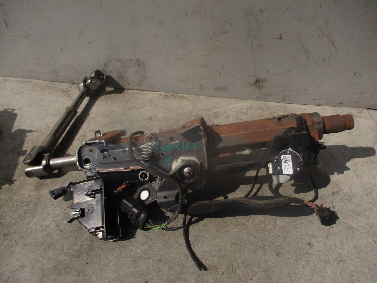 2015 VOLKSWAGEN GOLF MK7 1.4 PETROL STEERING COLUMN BARREL & KEY EP0916564B1