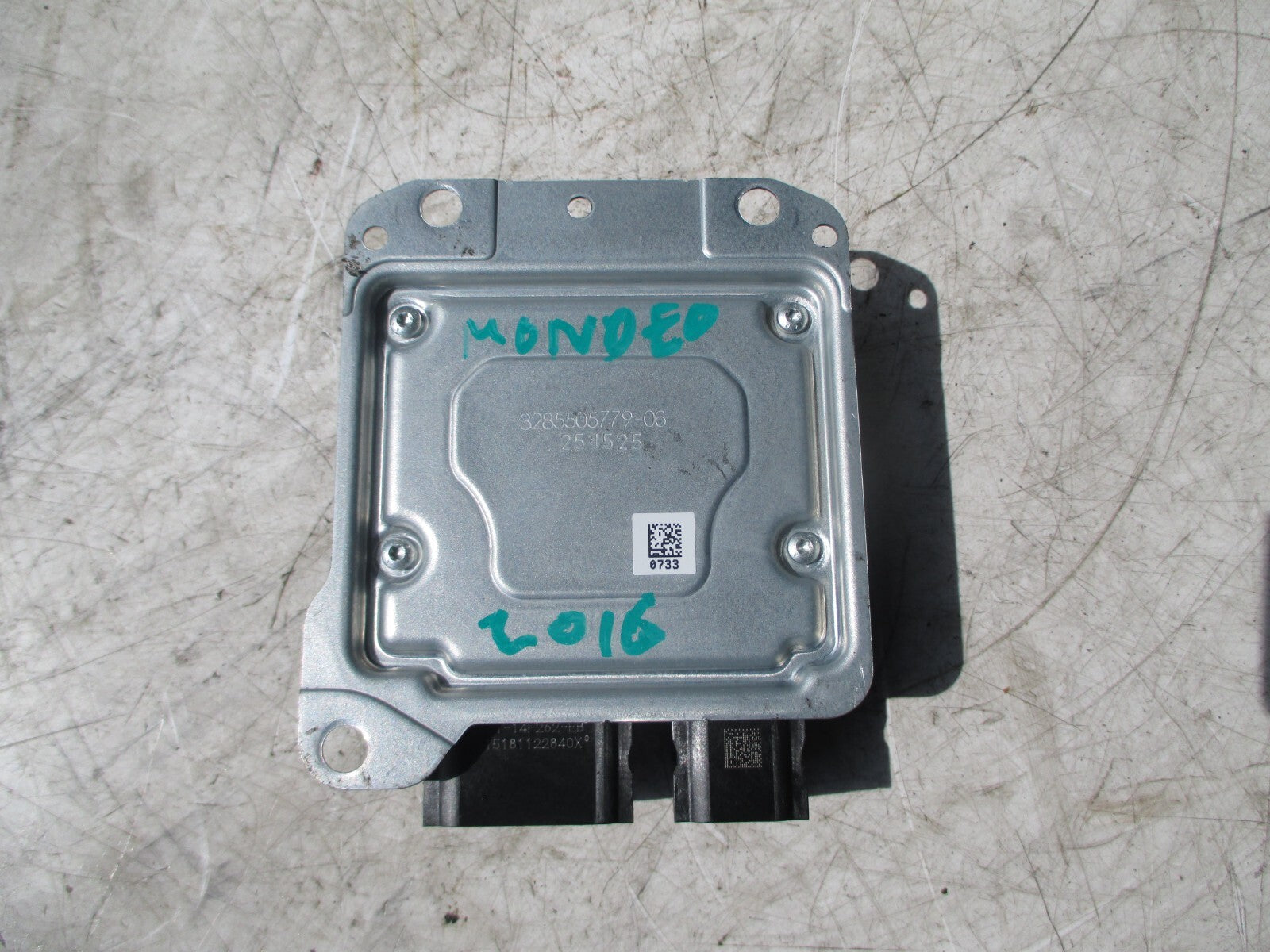 FORD MONDEO MK5 2016 AIRBAG CONTROL ECU MODULE DS7T14B321CE           CRASH DATA