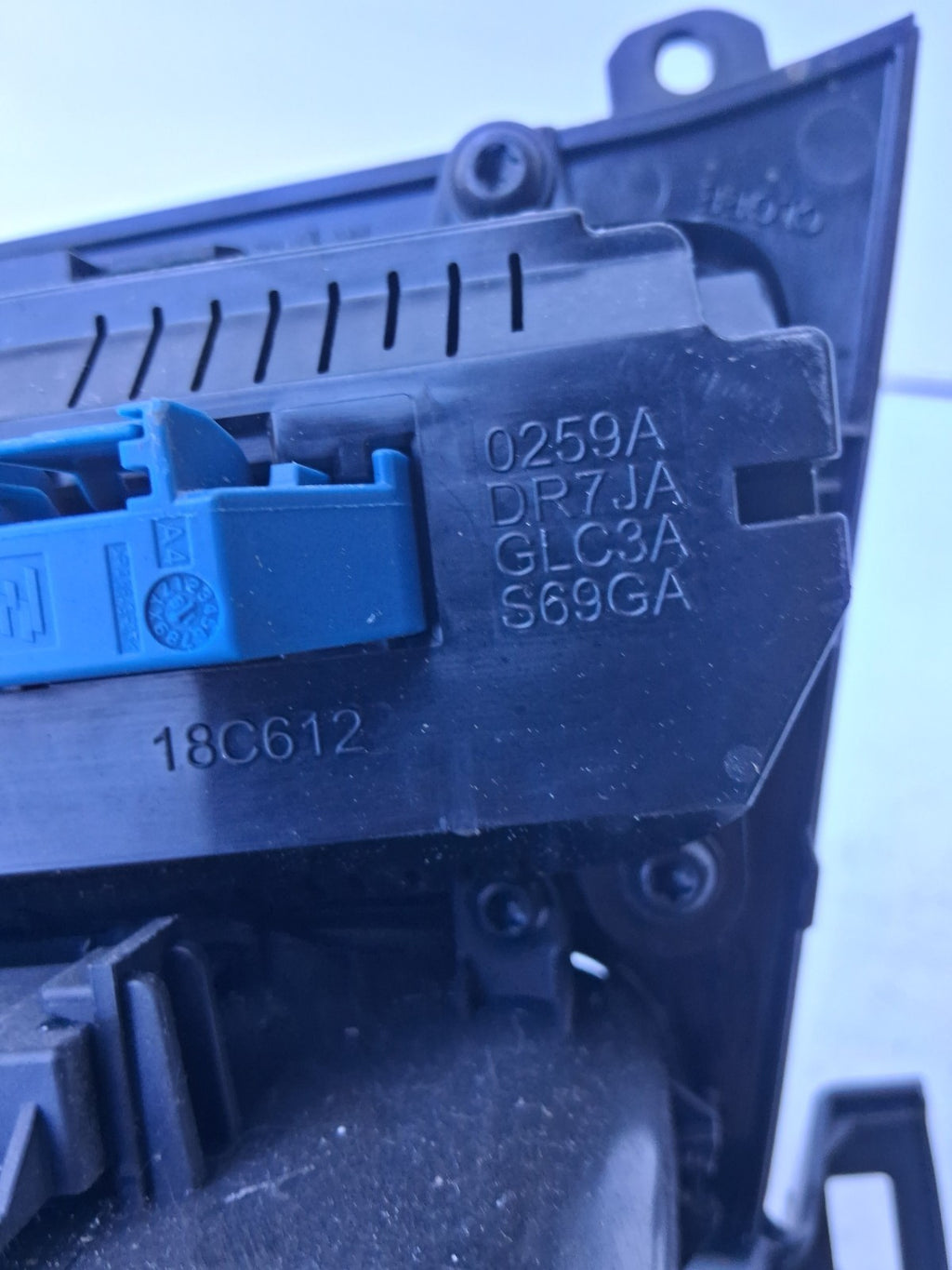 2017 FORD FOCUS MK3 AIR CON AC CLIMATE CONTROL UNIT + CONSOLE TRIM F1ET18C612BJ