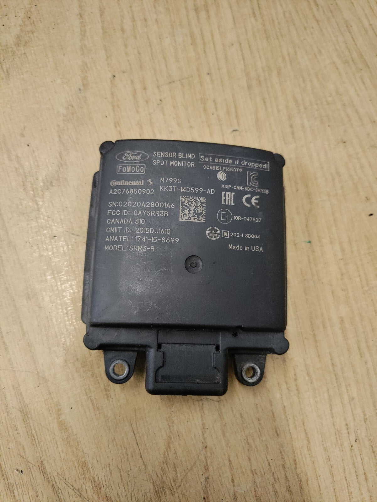 2021 FORD TRANSIT 350 MK8 BLIND SPOT MONITOR SENSOR KK3T14D599AD