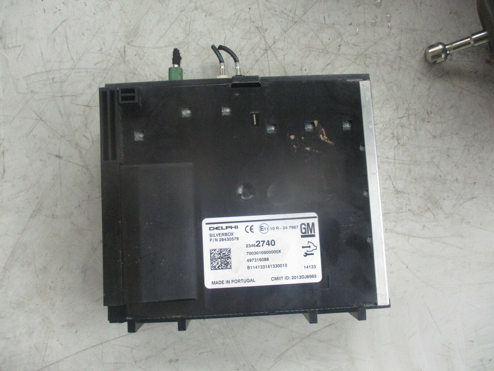 VAUXHALL INSIGNIA A MK1 RADIO UNIT MODULE SILVERBOX 28430579