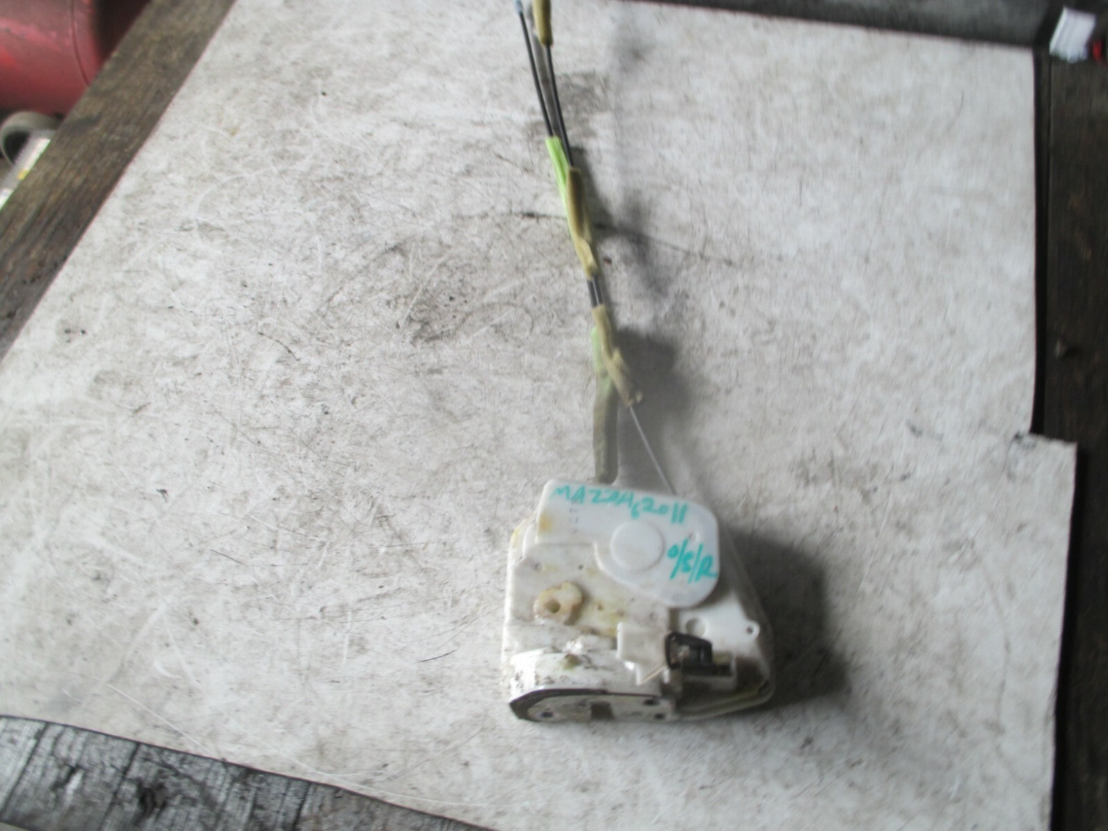 MAZDA 6 2011 MK2 OSR REAR DRIVER SIDE DOOR LOCK MECHANISM