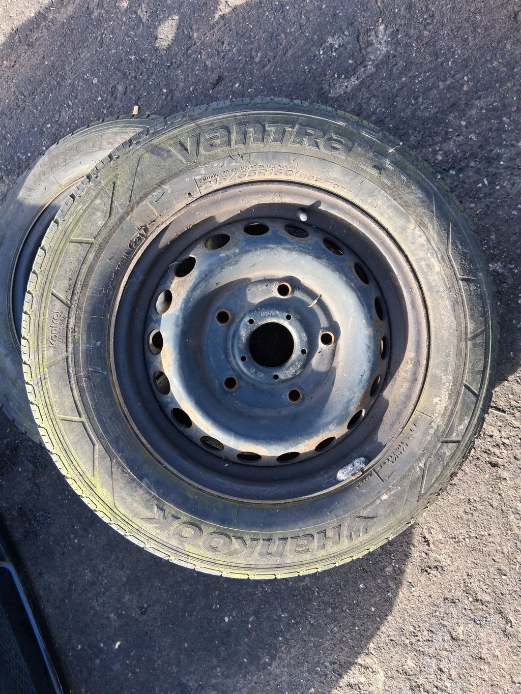 2021 FORD TRANSIT MK8 16 INCH STEEL WHEEL WITH TYRE 215/65R16