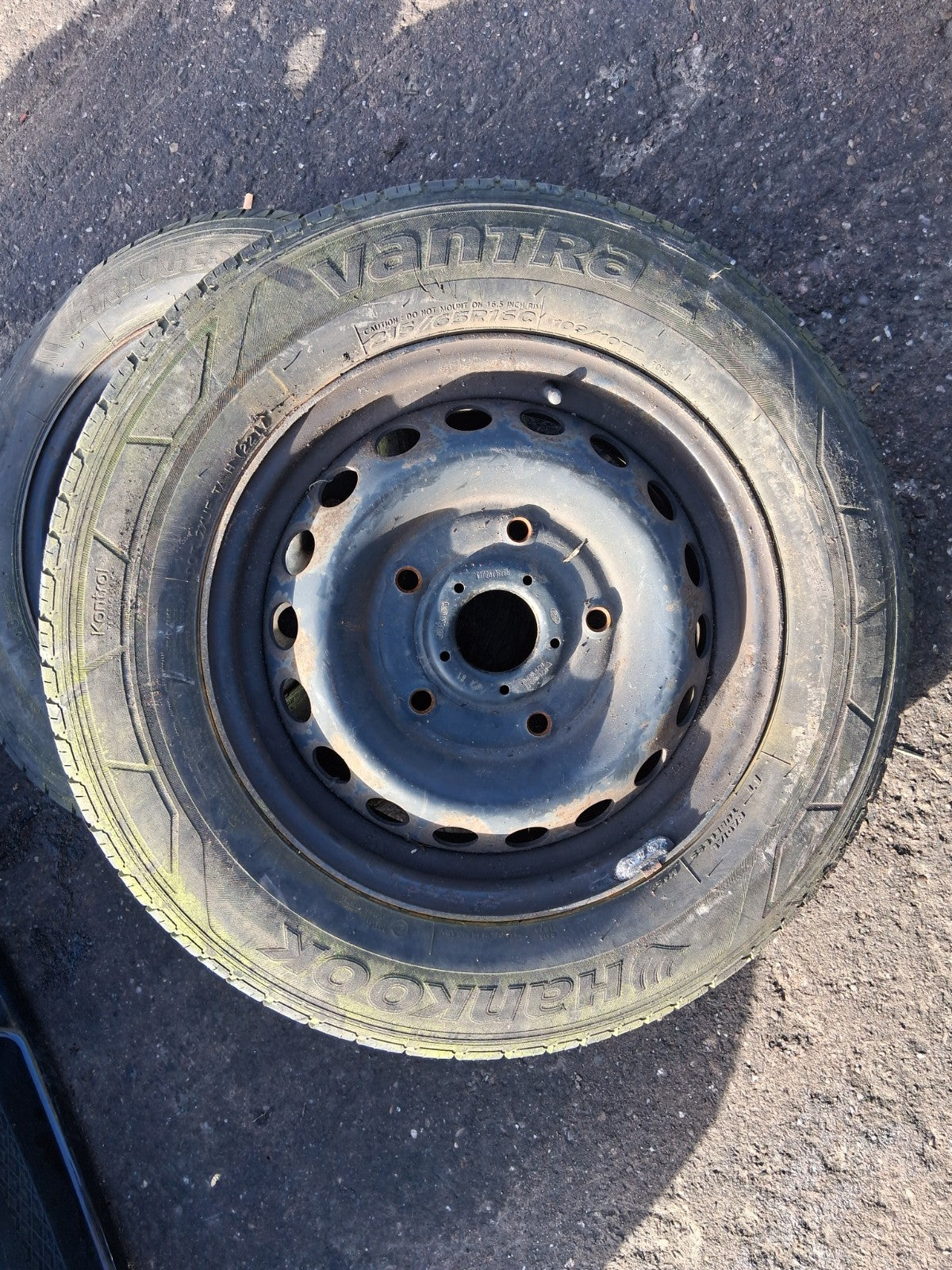 2021 FORD TRANSIT MK8 16 INCH STEEL WHEEL WITH TYRE 215/65R16