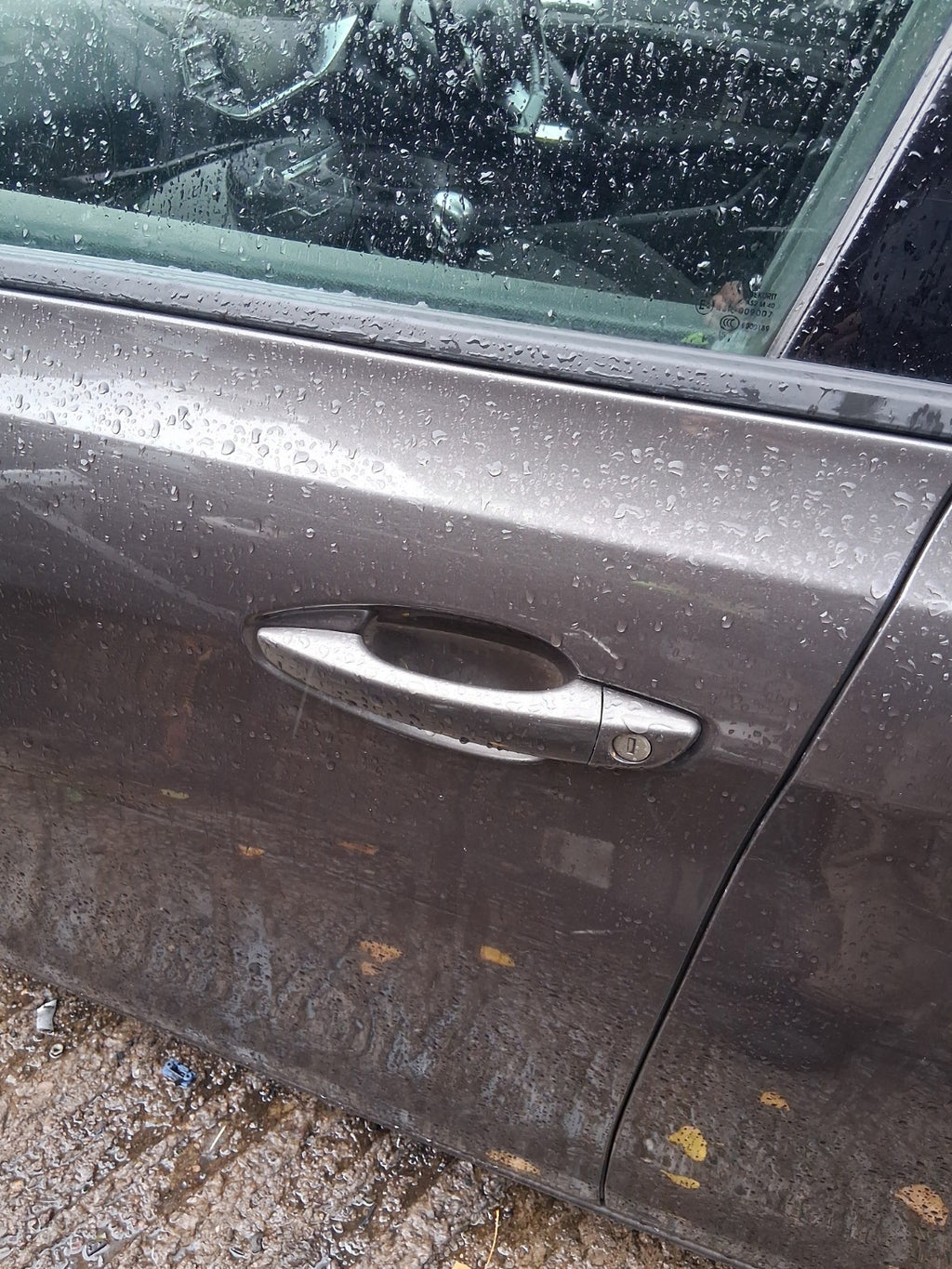 2015 PEUGEOT 308 MK2 ESTATE NSF PASSENGER SIDE FRONT BARE DOOR GREY MOKA KKS