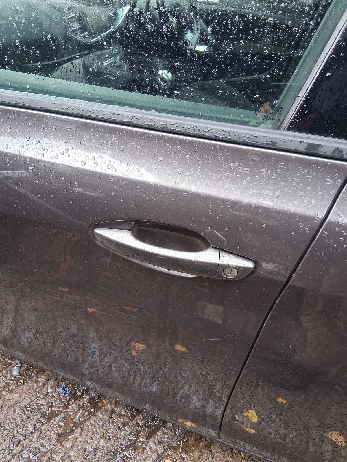 2015 PEUGEOT 308 MK2 ESTATE NSF PASSENGER SIDE FRONT BARE DOOR GREY MOKA KKS