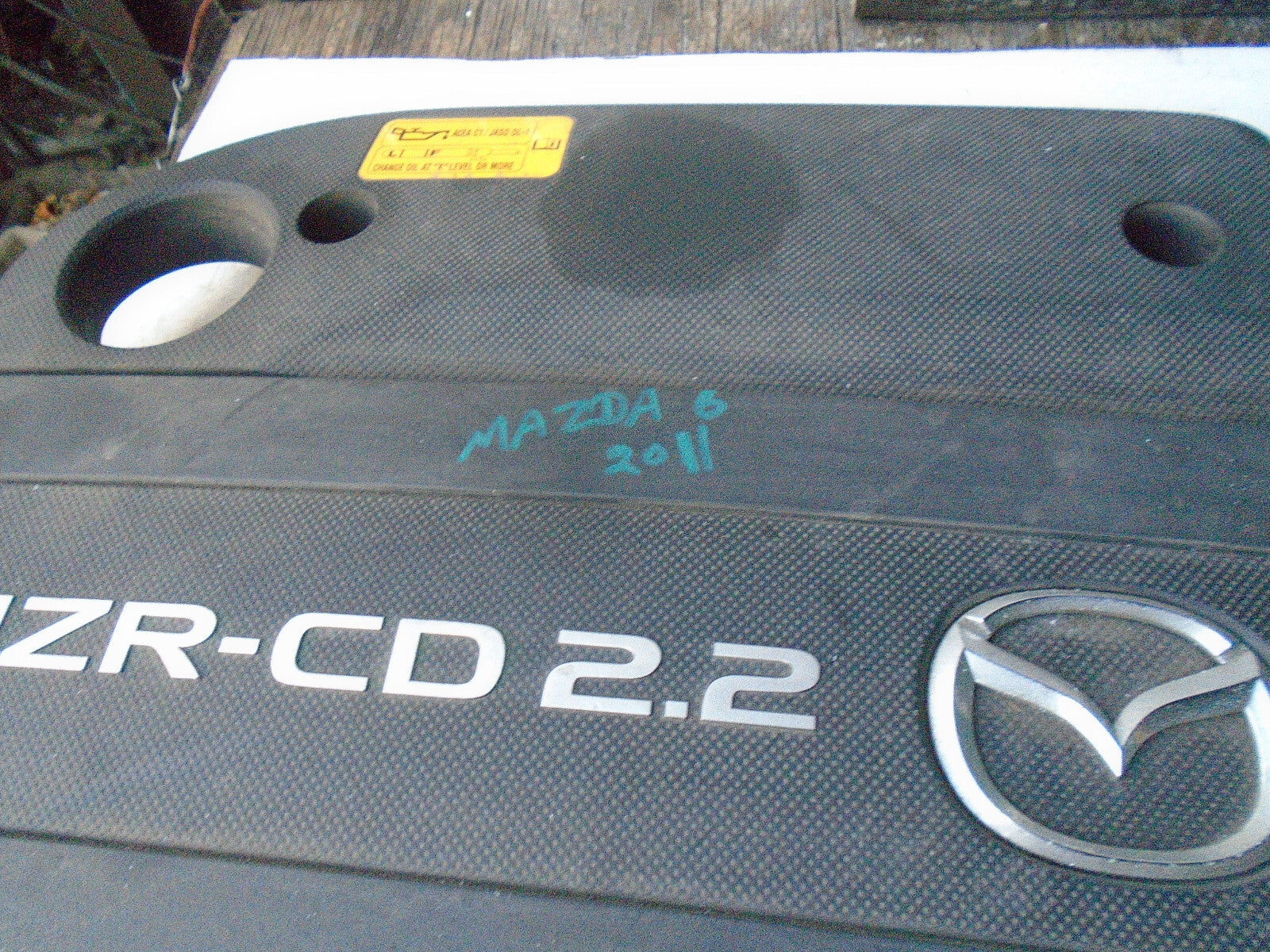 MAZDA 6 MK2 2011 2.2 DIESEL ENGINE COVER