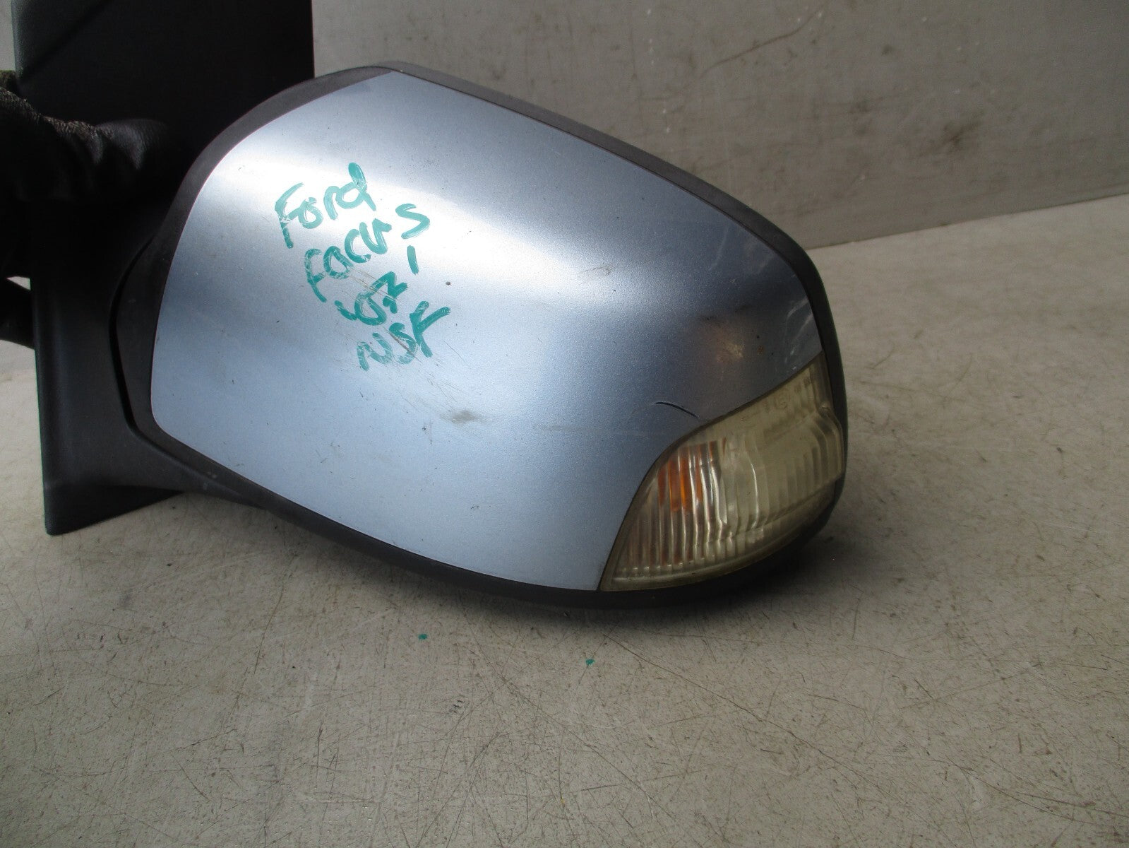2007 FORD FOCUS MK2 NSF PASSENGER SIDE FRONT WING MIRROR BLUE