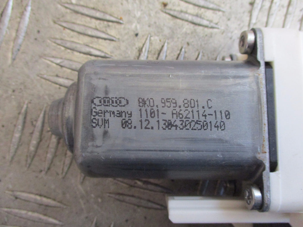 AUDI A1 2013 5 DOOR NSF PASSENGER SIDE FRONT WINDOW MOTOR 8K0959801C