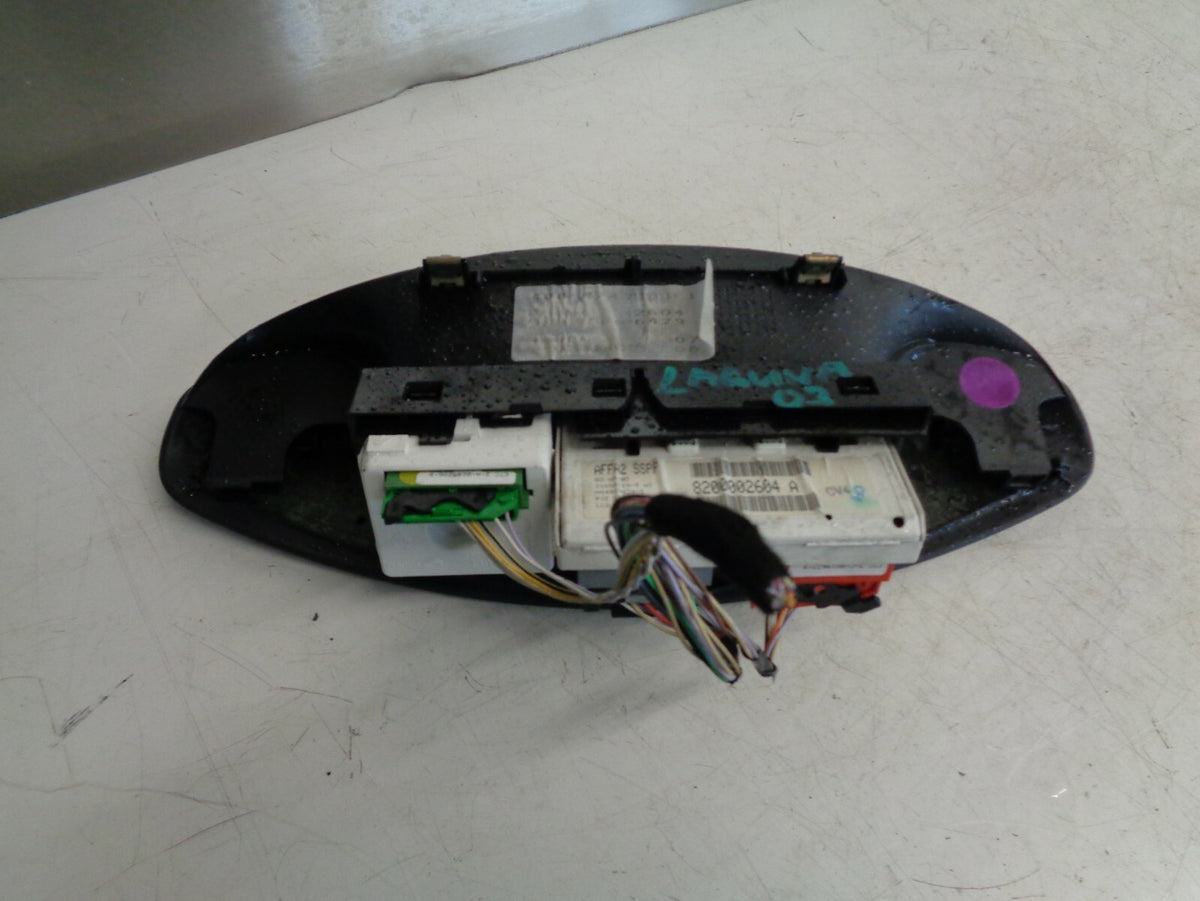 RENAULT LAGUNA MK2 2003 DIGITAL DASH CLOCK DISPLAY SCREEN TRIM COVER 8200002604A