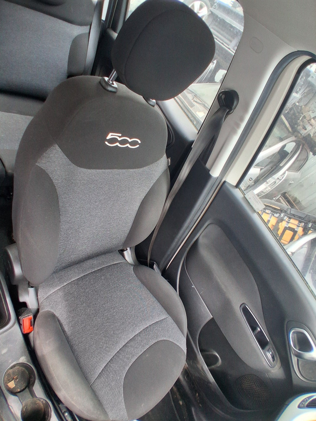 2019 FIAT 500L URBAN HATCH NSF PASSENGER SIDE FRONT COMPLETE SEAT FABRIC