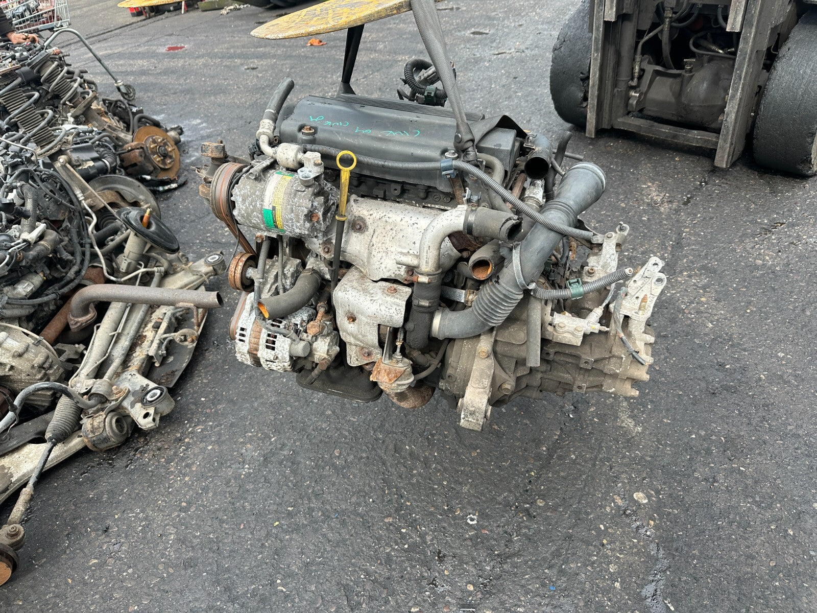 2004 HONDA CIVIC MK7 1.7 DIESEL ENGINE COMPLETE 4EE2