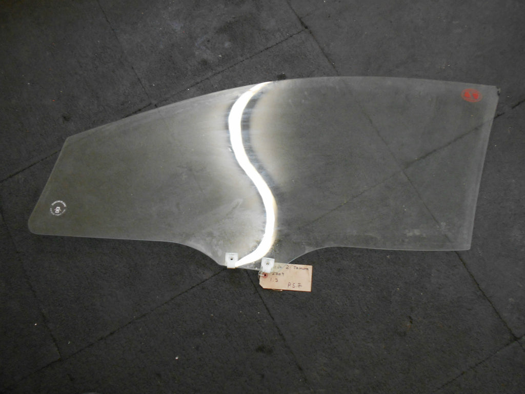 MAZDA 2 TAMURA 2004 3 DOOR NSF PASSENGER SIDE FRONT DOOR WINDOW GLASS
