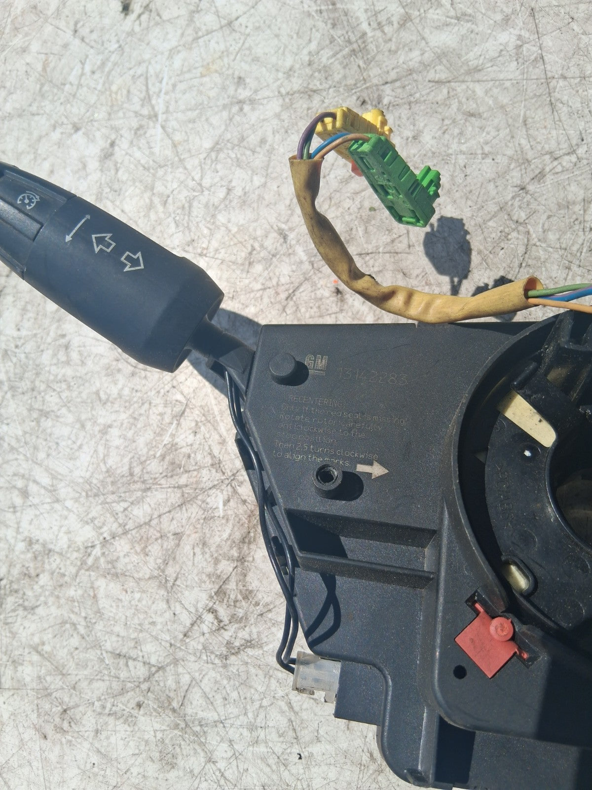 2008 VAUXHALL CORSA D WIPER INDICATOR STALK SWITCH SQUIB CONTROL 12274700