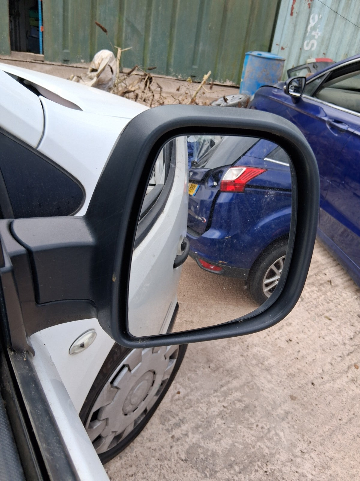2017 PEUGEOT PARTNER MK2 OSF DRIVER SIDE FRONT RIGHT WING MIRROR BLACK