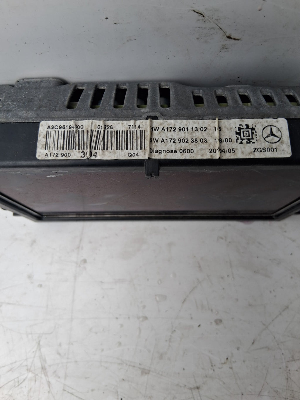 2014 MERCEDES C CLASS W204 MULTIMEDIA DISPLAY SCREEN UNIT HEAD A1729011302
