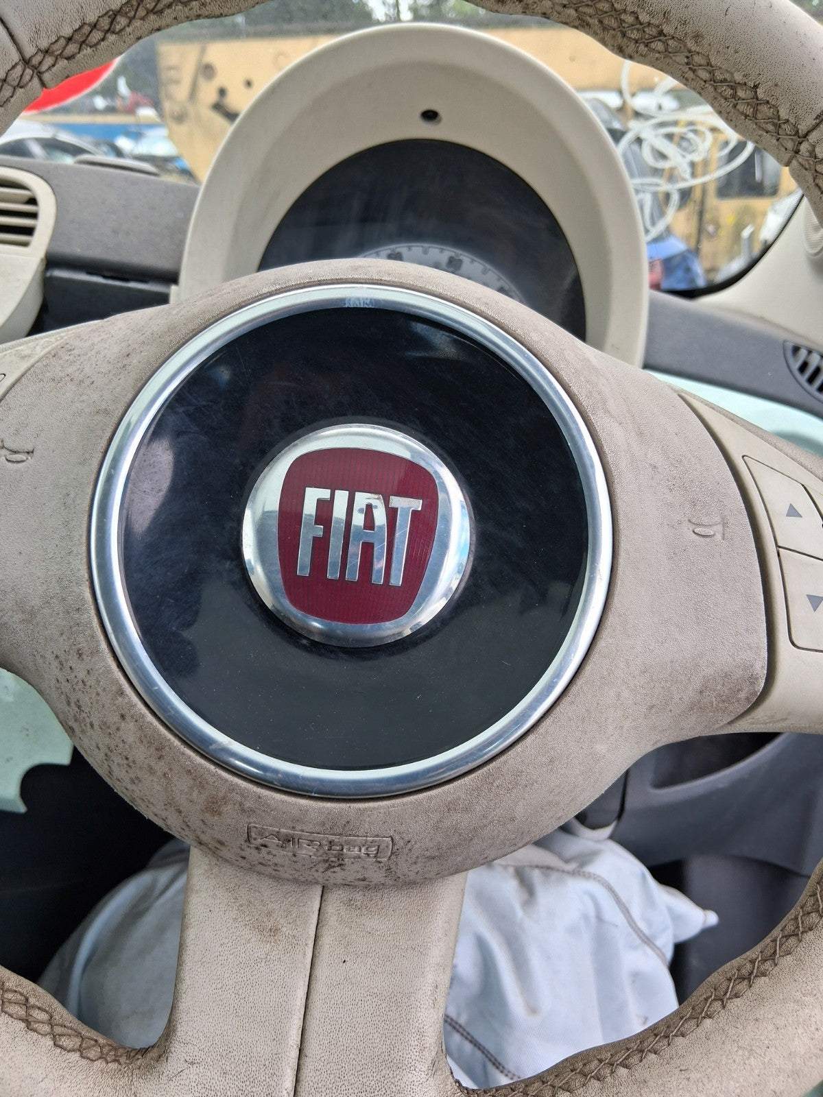 2015 FIAT 500 LOUNGE MK1 STEERING WHEEL AIRBAG
