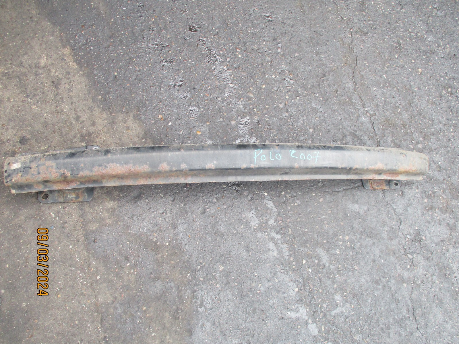 VW VOLKSWAGEN POLO MK4 2007 REAR BUMPER REINFORCEMENT CRASH BAR