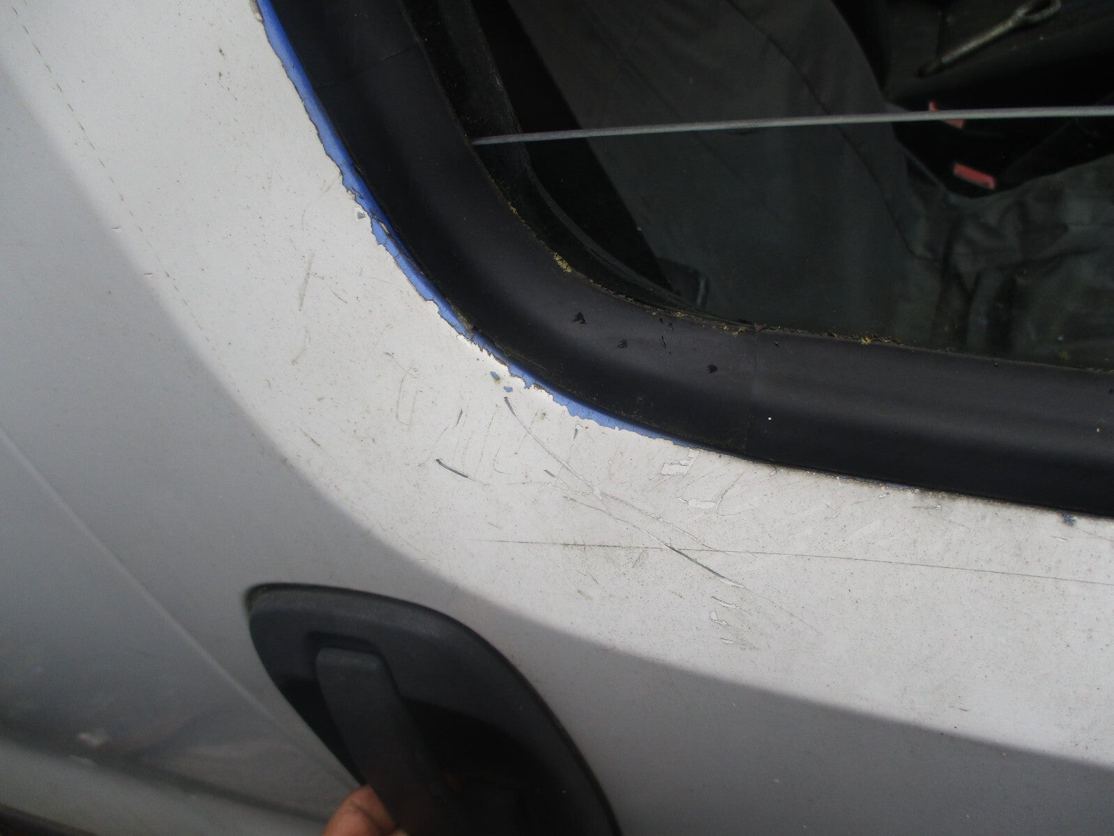 FIAT FIORINO 2011 OSF DRIVER SIDE FRONT BARE DOOR WHITE