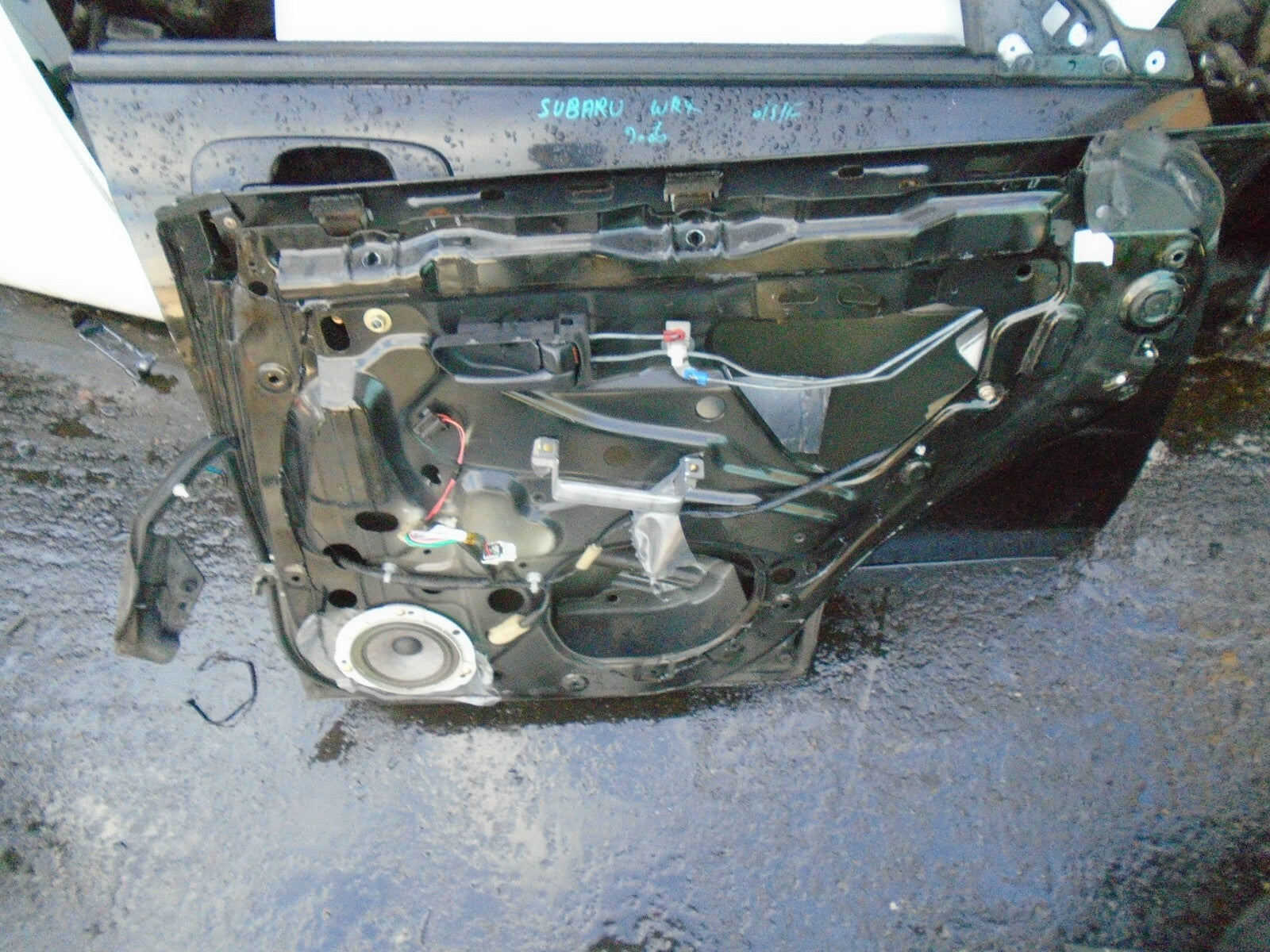 SUBARU IMPREZA 2006 MK2 OSR REAR DRIVER SIDE COMPLETE DOOR