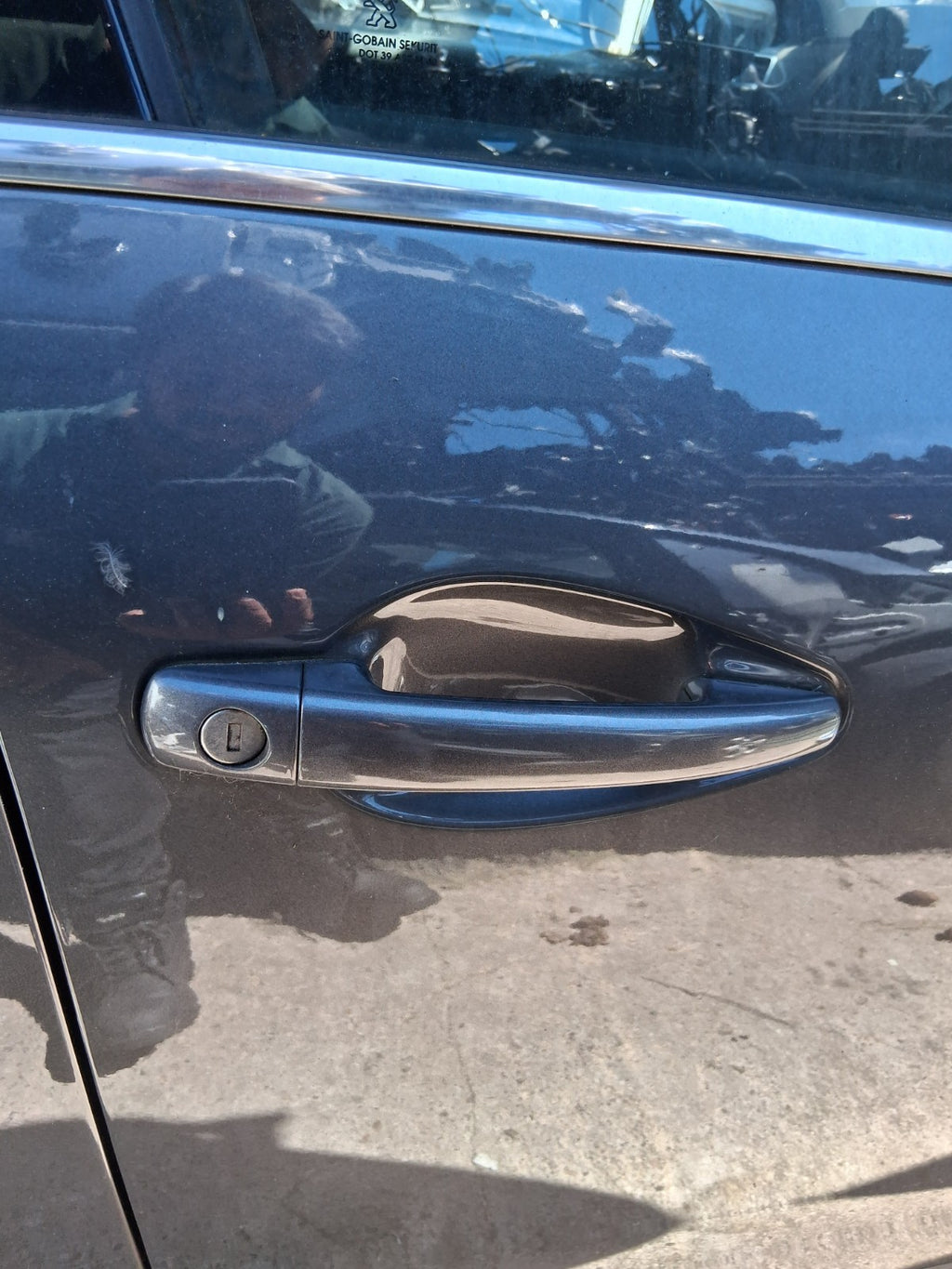 2019 PEUGEOT 208 MK2 OSF DRIVER SIDE FRONT RIGHT EXTERIOR DOOR HANDLE