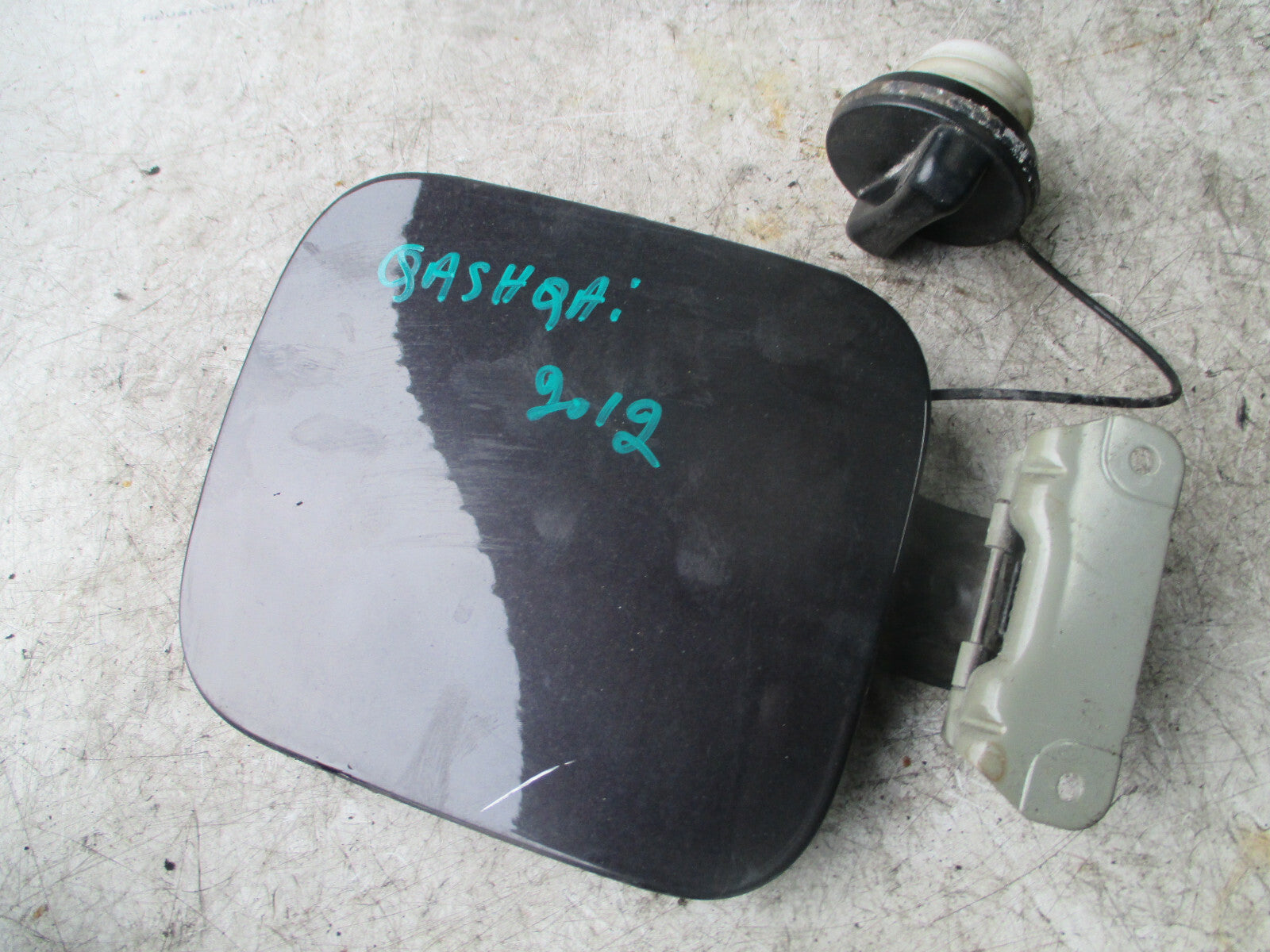NISSAN QASHQAI 2012 J10 FUEL FILLER FLAP PURPLE