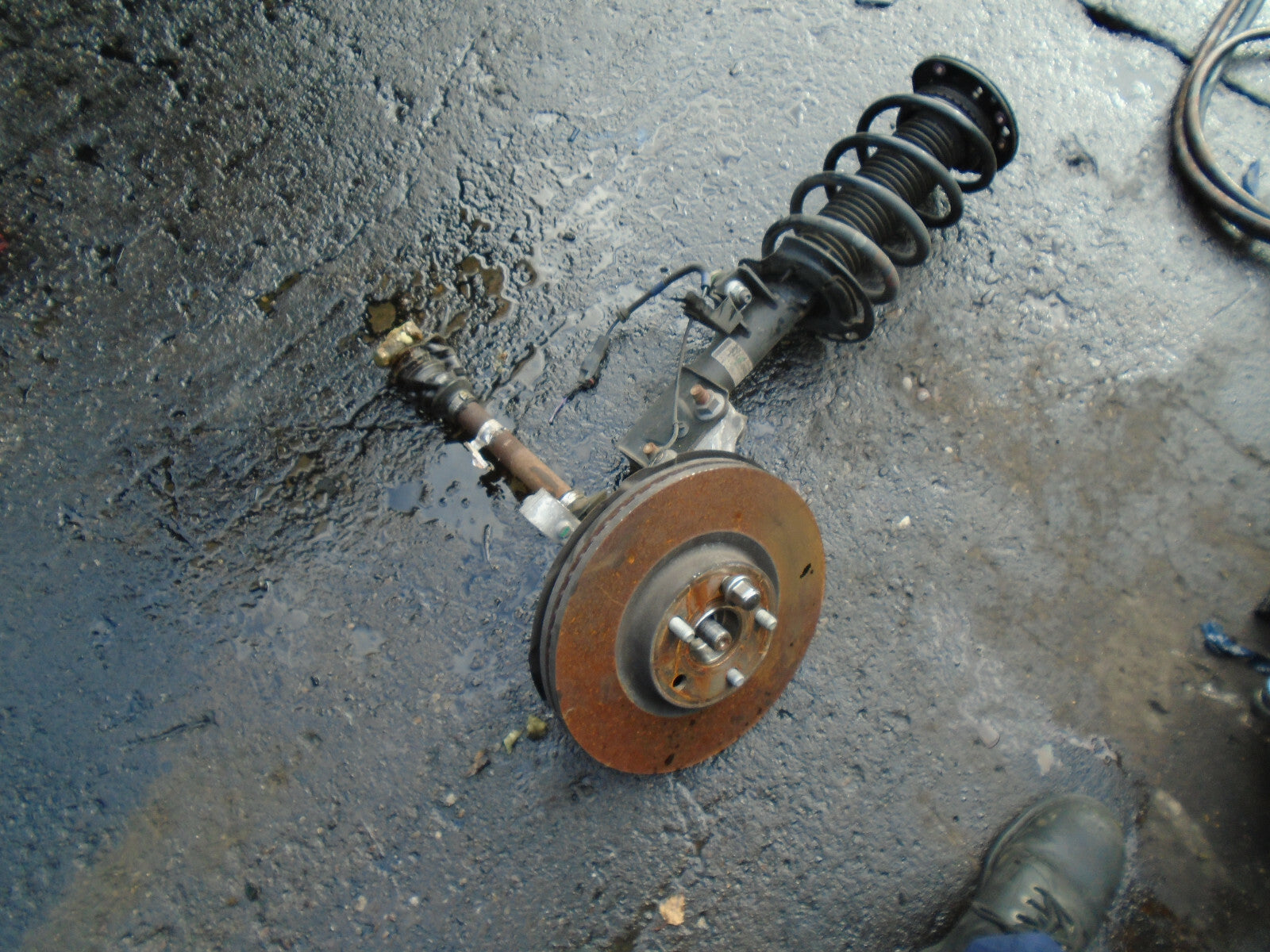 FORD S MAX MK2 2018 1.5 PETROL MANUAL OSF DRIVER SIDE FRONT LEG SHOCK HUB SPRING