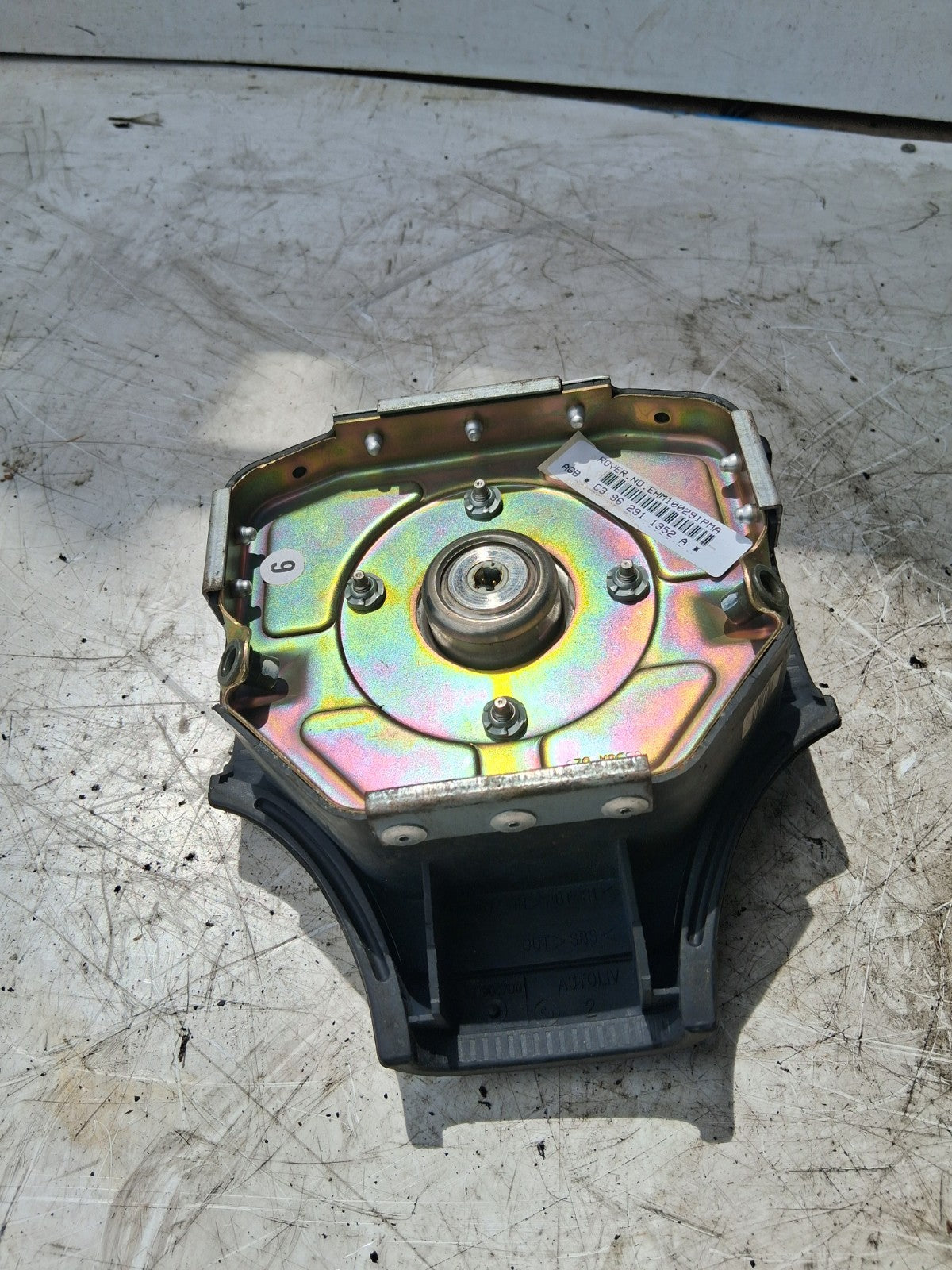 1996 MG F DRIVER'S STEERING WHEEL AIRBAG EHM100291PMA