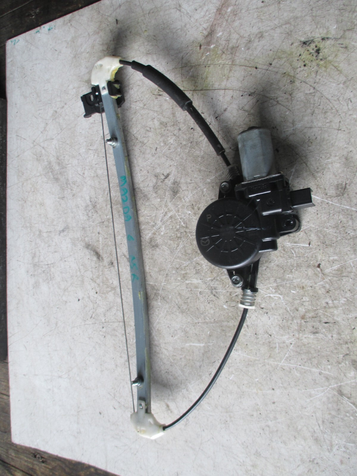 MAZDA 6 2009 NSR PASSENGER SIDE REAR WINDOW MOTOR REGULATOR D6515958X