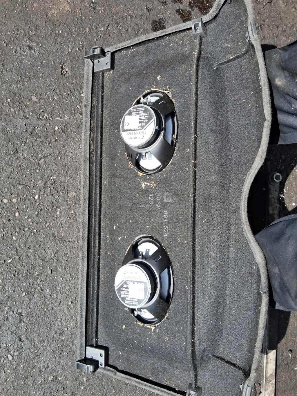 2006 VAUXHALL CORSA C REAR LOAD COVER PARCEL SHELF 0911524