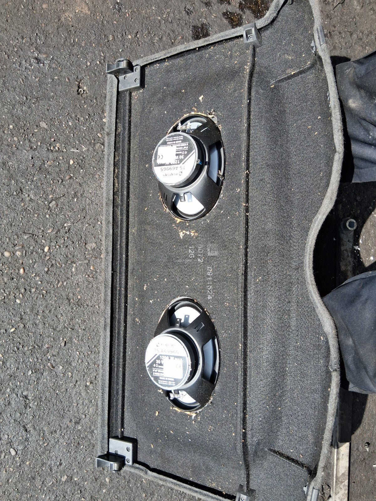 2006 VAUXHALL CORSA C REAR LOAD COVER PARCEL SHELF 0911524