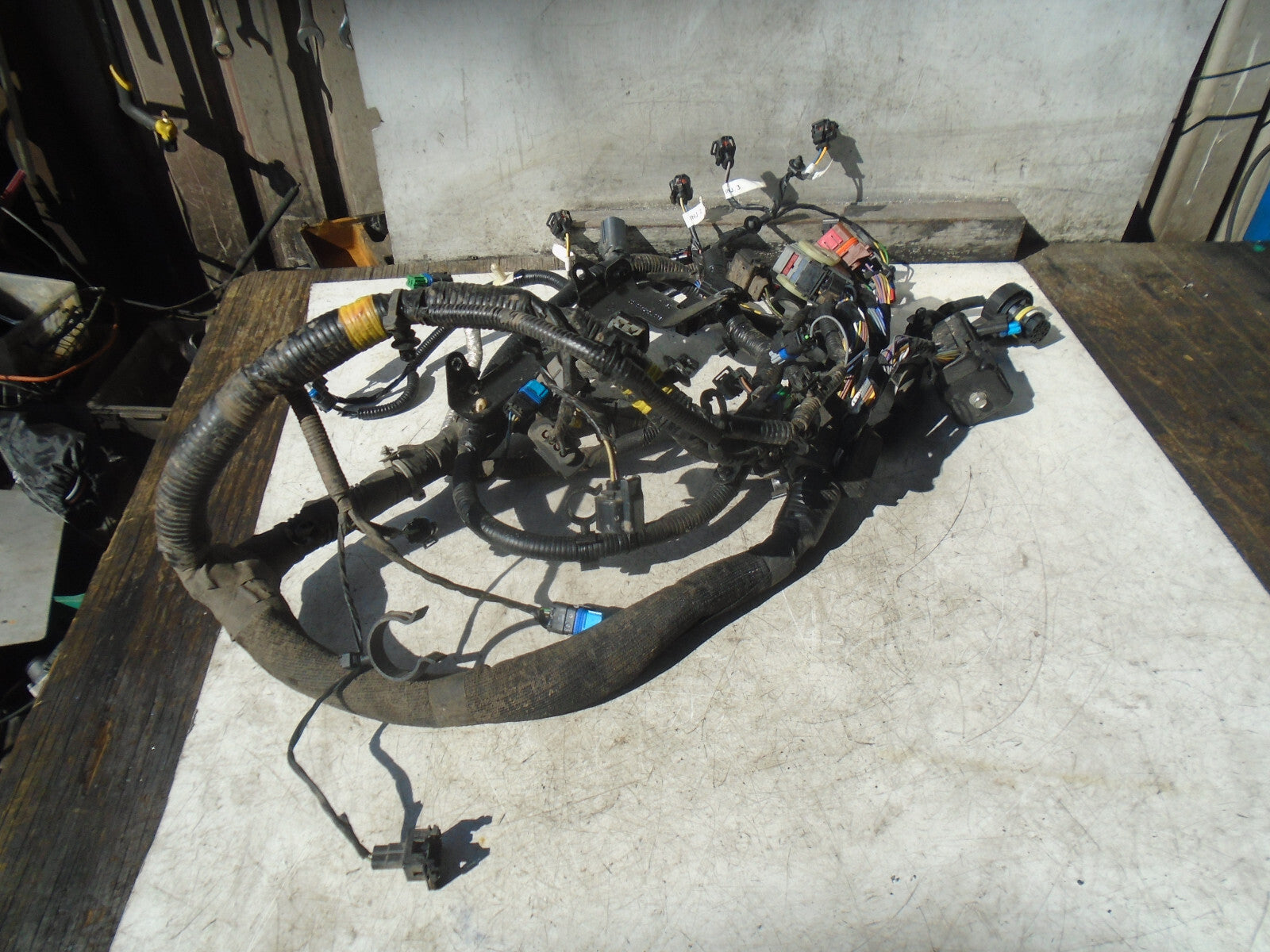 JAGUAR XF 2015 2.2 AUTOMATIC ENGINE WIRING LOOM HARNESS EX2312A690BB